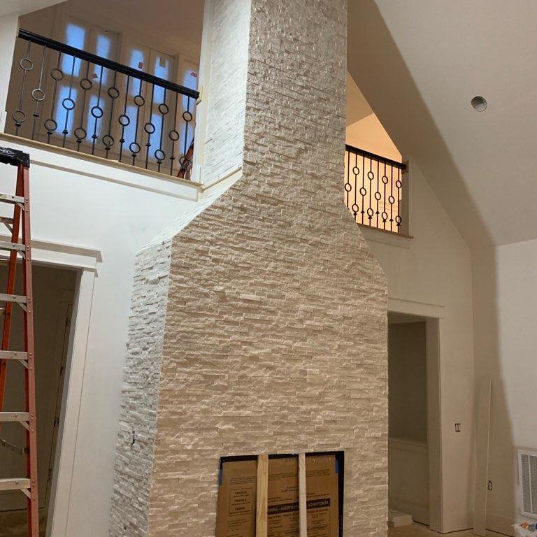 Ledgerstone Fireplace in Raleigh, NC