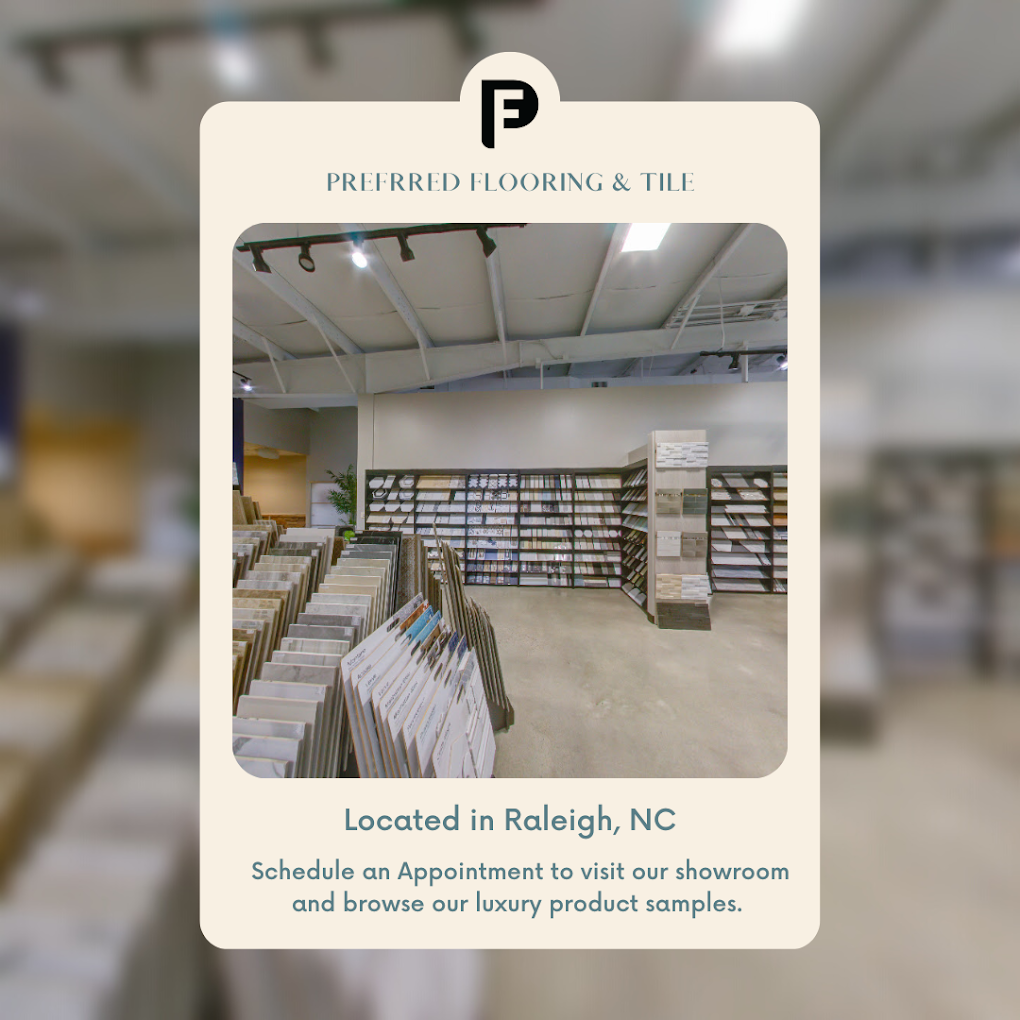 Preferred Flooring and Tile showroom in Releigh NC