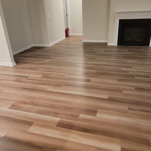 Replaced Carpet and Weaved in Shaw Hazel Oak LVP
