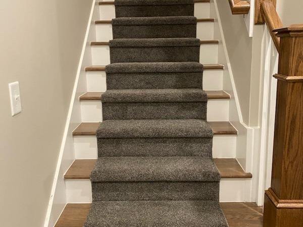 Refinished Hardwood Stairs