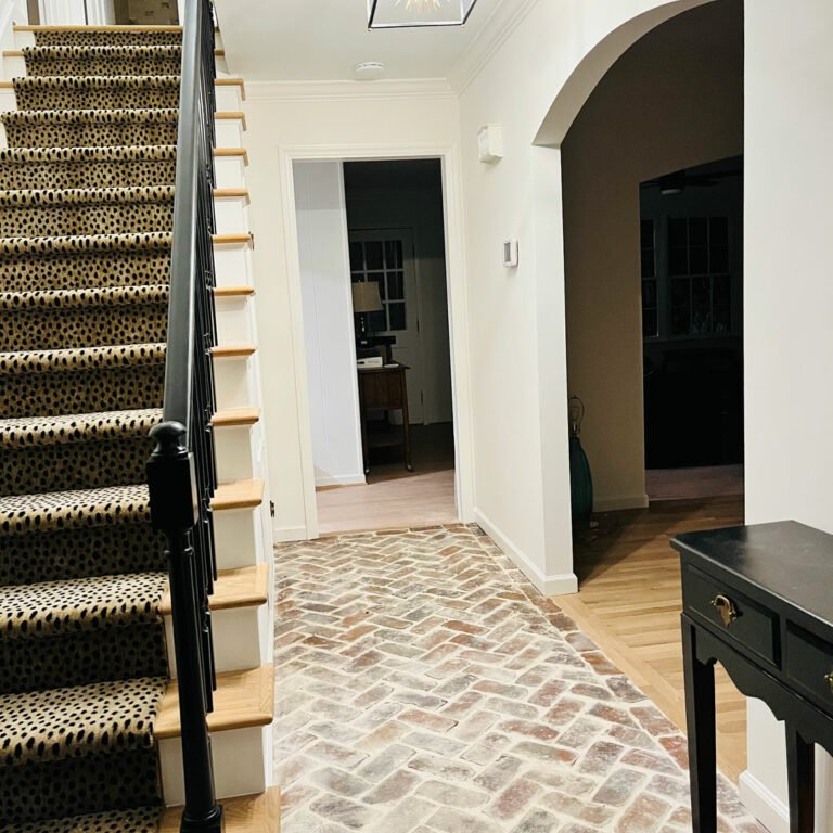 Dramatic Transformation of an average staircase into a focal piece of art