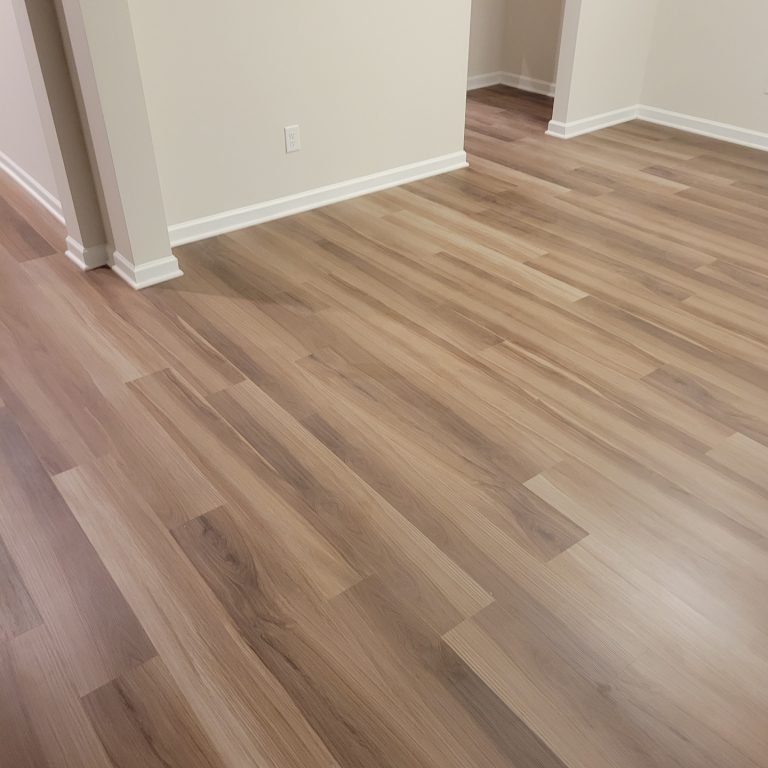 Replaced Carpet and Weaved in Shaw Hazel Oak LVP in Raleigh, NC