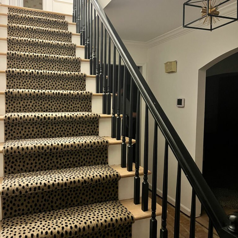 Dramatic Transformation of an average staircase into a focal piece of art
